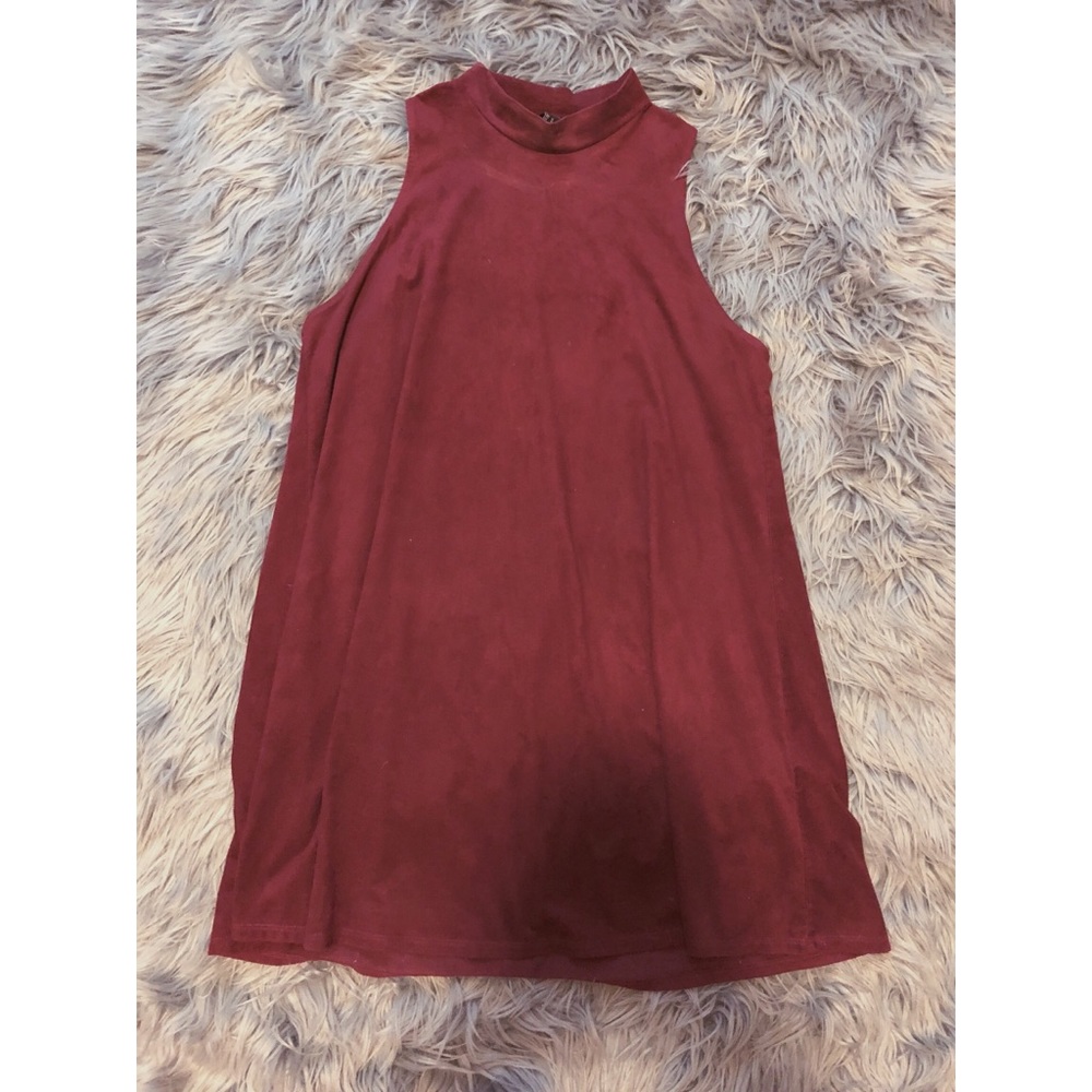 Burgundy dress